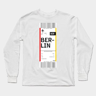 Boarding pass for Berlin Long Sleeve T-Shirt